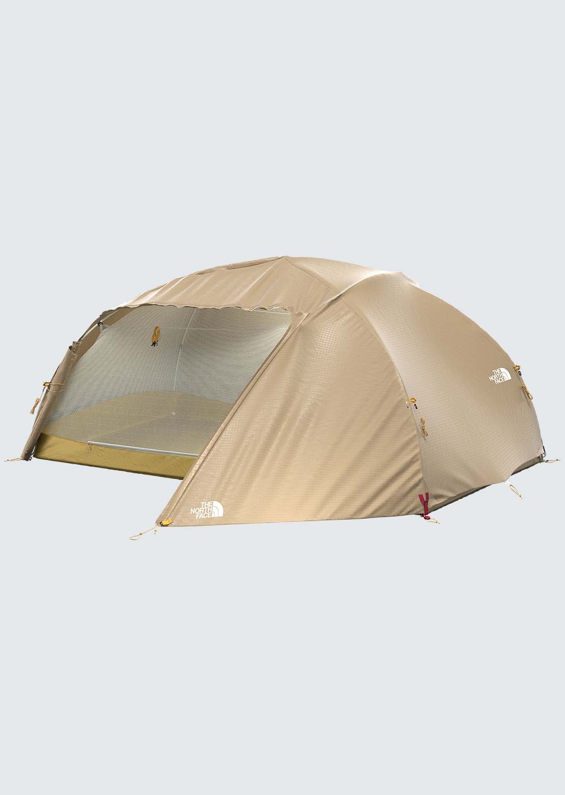 The North Face Unisex Trail Lite 3-Person Tent Khaki Stone/Arrowood Yellow