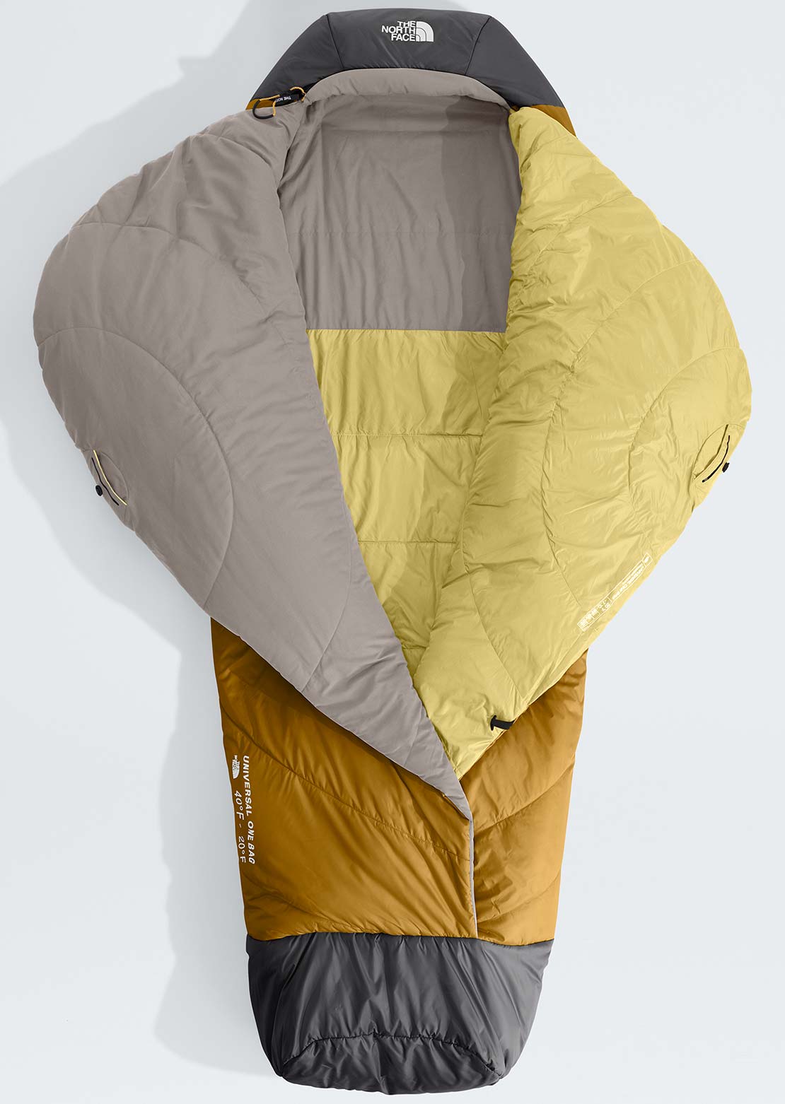 The North Face Unisex Universal One Sleeping Bag Honeyed Sant/Stone Slab