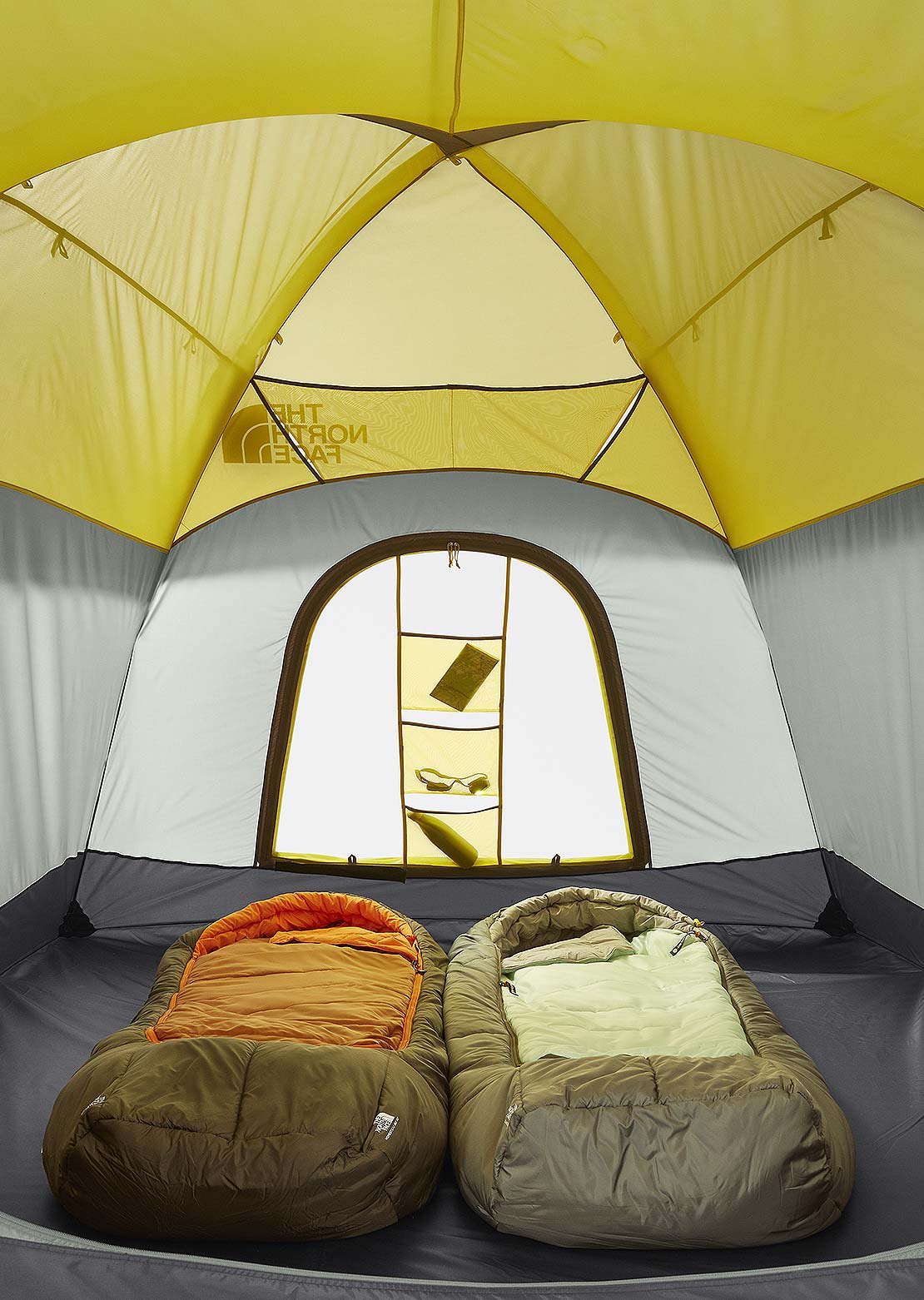 The North Face Unisex Wawona 6-Person Tent Agave Green/Asphalt Grey