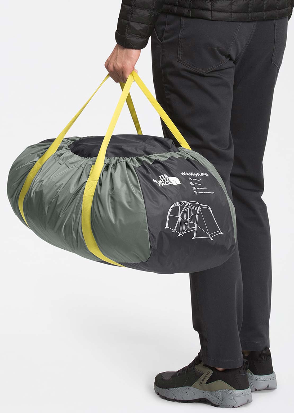 The North Face Unisex Wawona 6-Person Tent Agave Green/Asphalt Grey