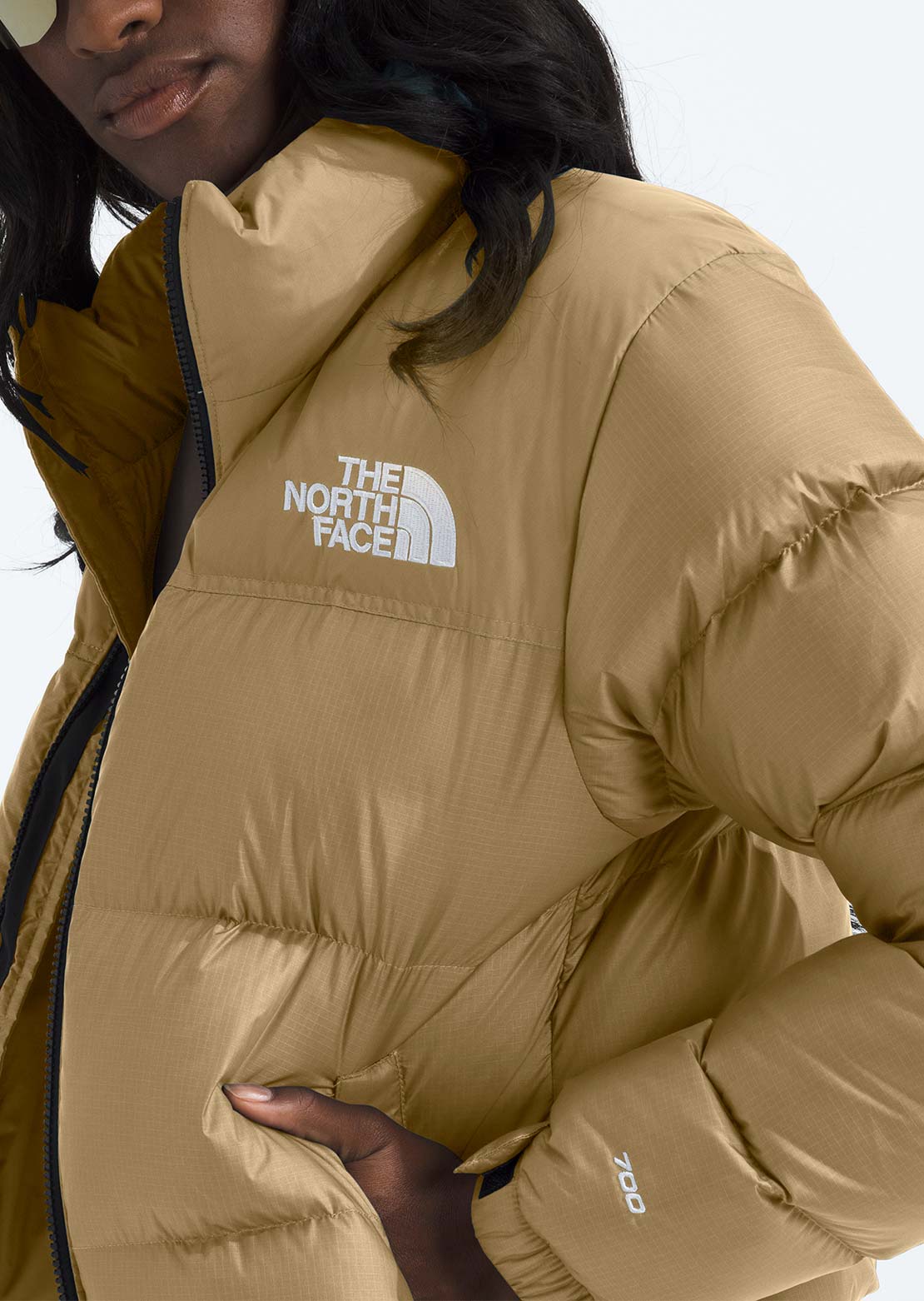 The North Face Women's 1996 Retro Nuptse Jacket Khaki Stone/R