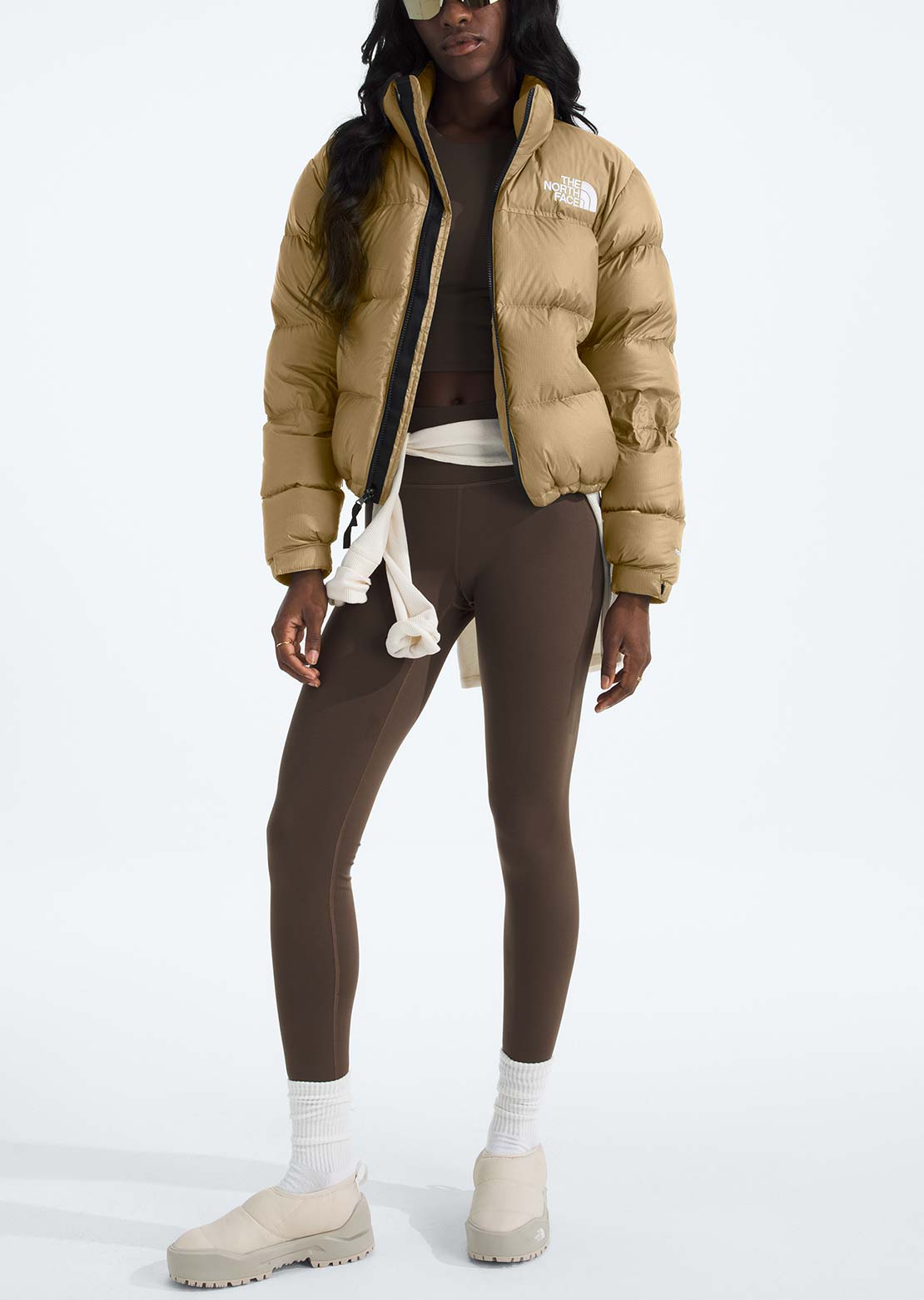 The North Face Women's 1996 Retro Nuptse Jacket Khaki Stone/Recycled