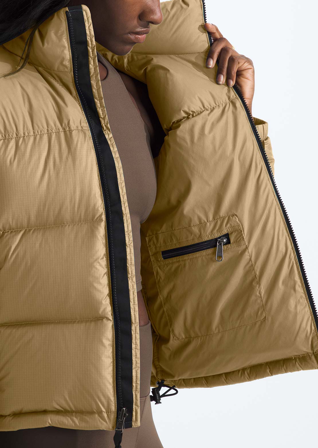 The North Face Women's 1996 Retro Nuptse Jacket Khaki Stone/R