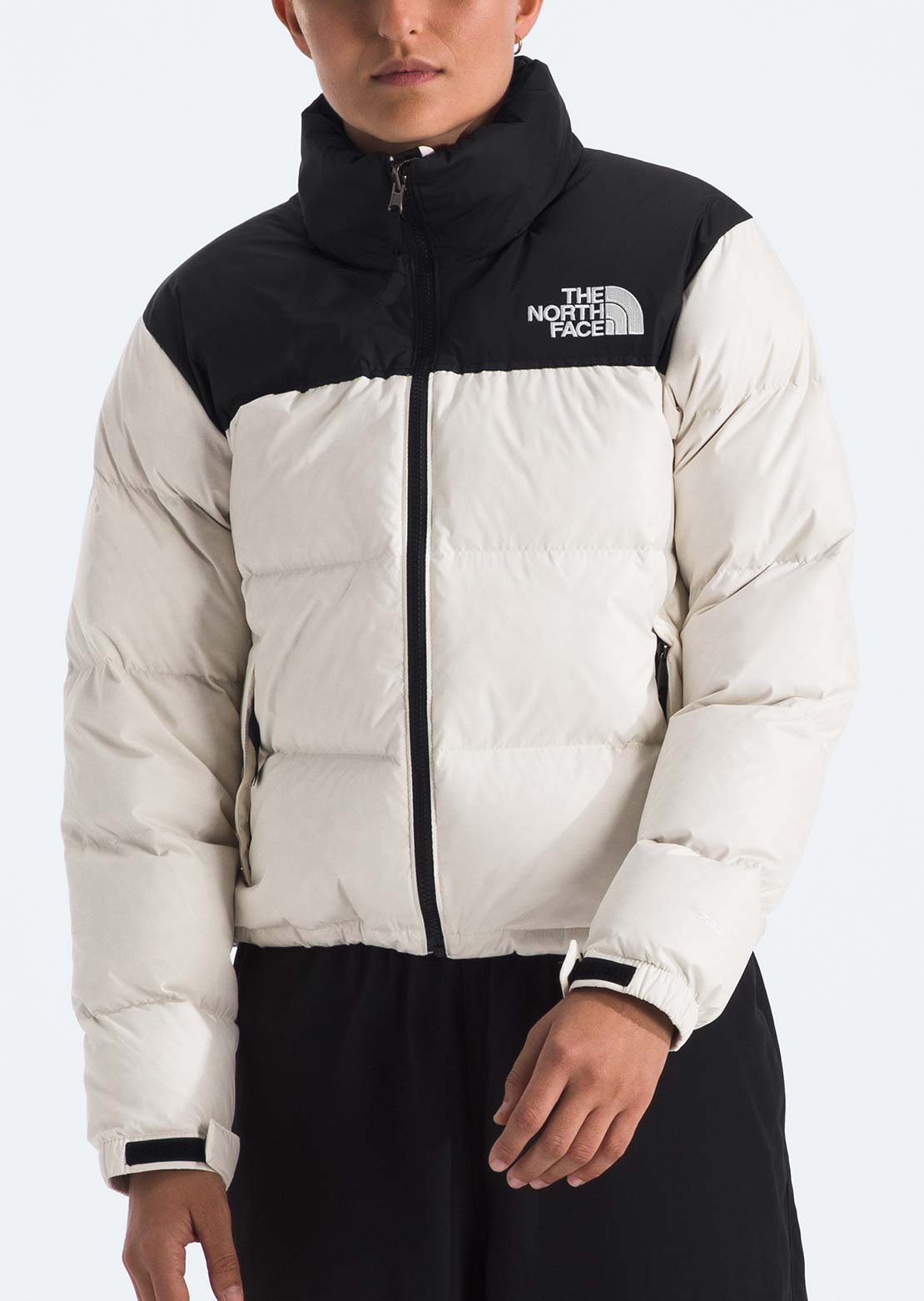 The North Face Women's 1996 Retro Nuptse Jacket White Dune/TNF Black/Recycled
