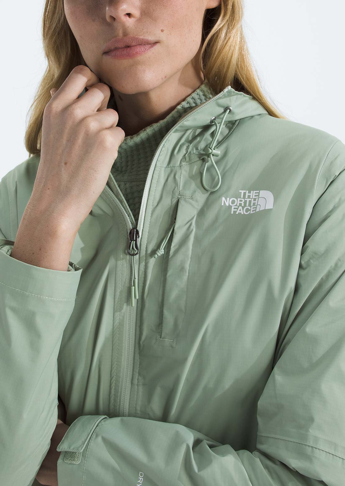 The North Face Women's Alta Vista Rain Jacket Slate Moss