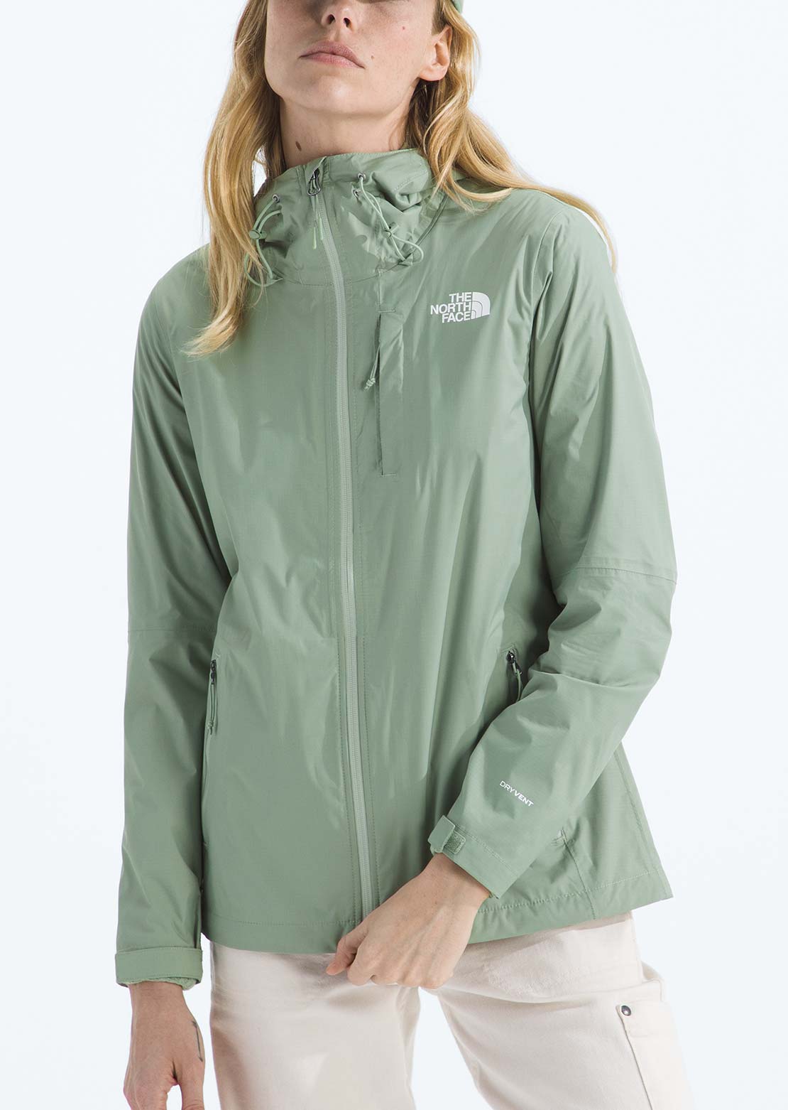 The North Face Women's Alta Vista Rain Jacket Slate Moss