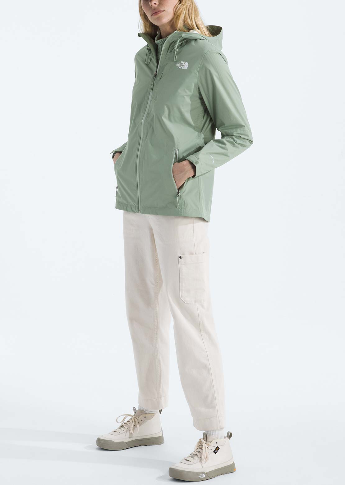 The North Face Women's Alta Vista Rain Jacket Slate Moss