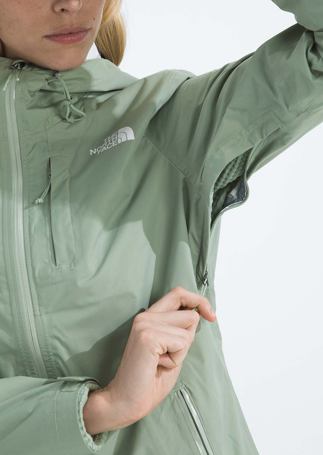 The North Face Women's Alta Vista Rain Jacket Slate Moss