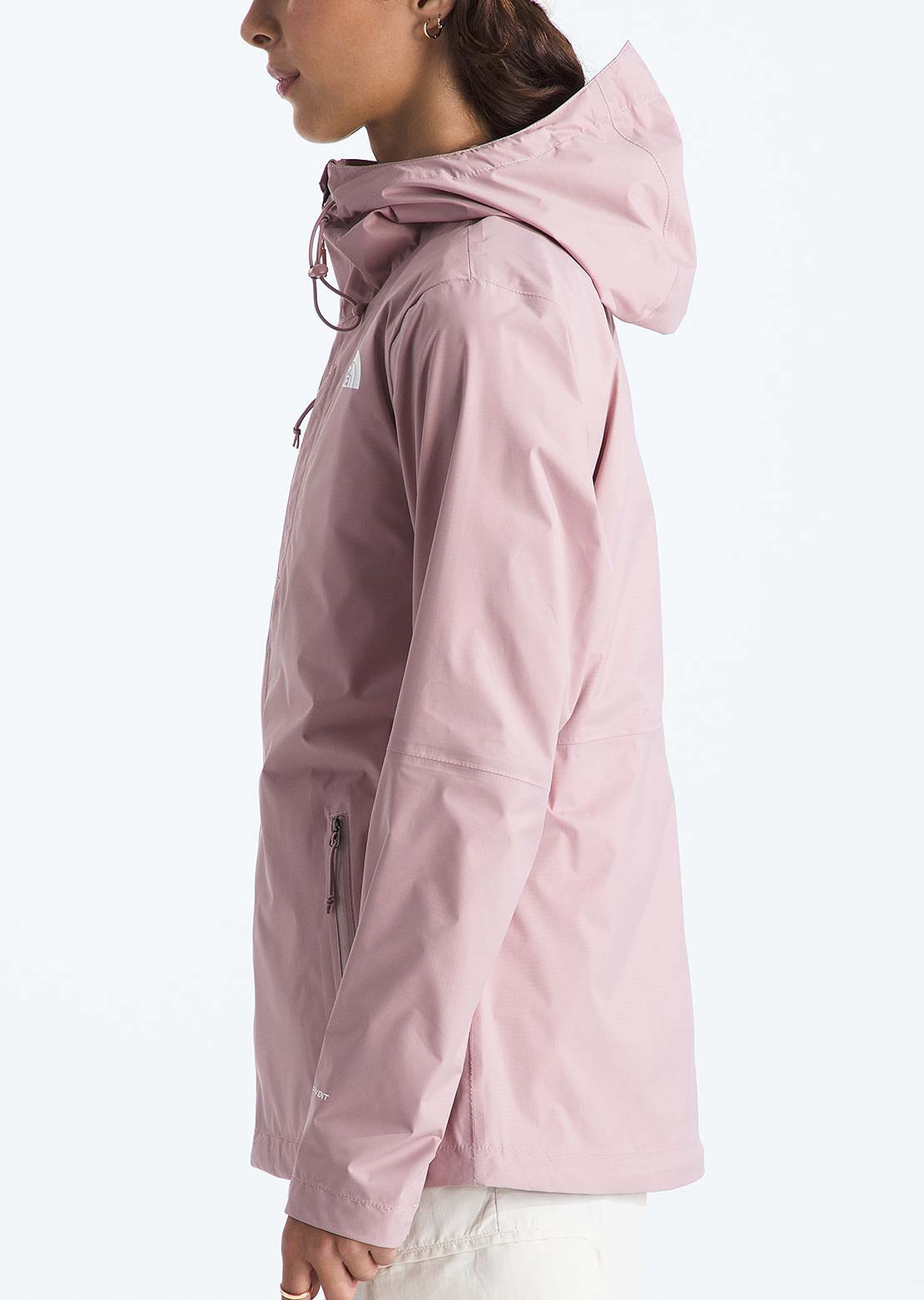 The North Face Women's Alta Vista Rain Jacket Metal Pink