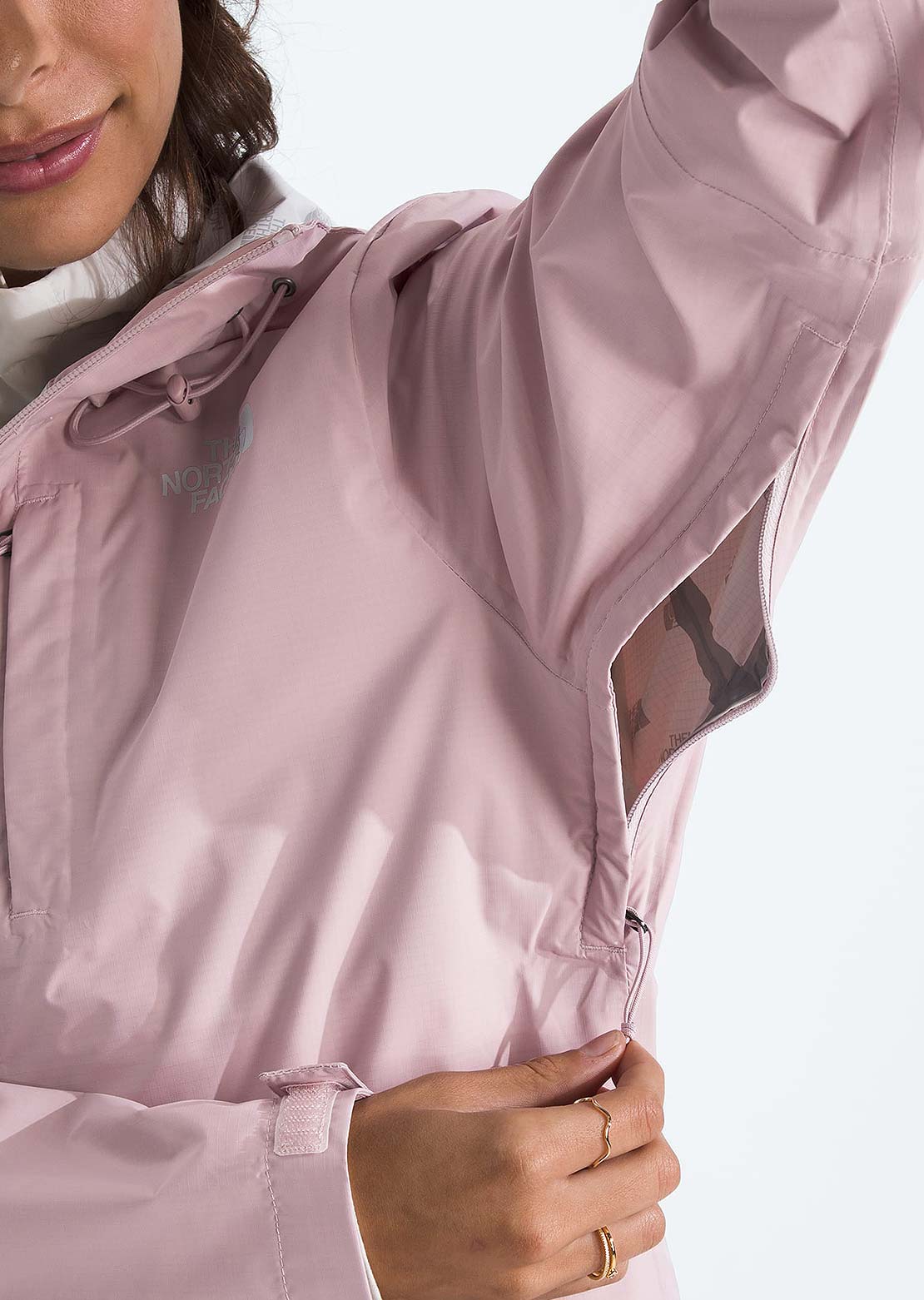 The North Face Women's Alta Vista Rain Jacket Metal Pink