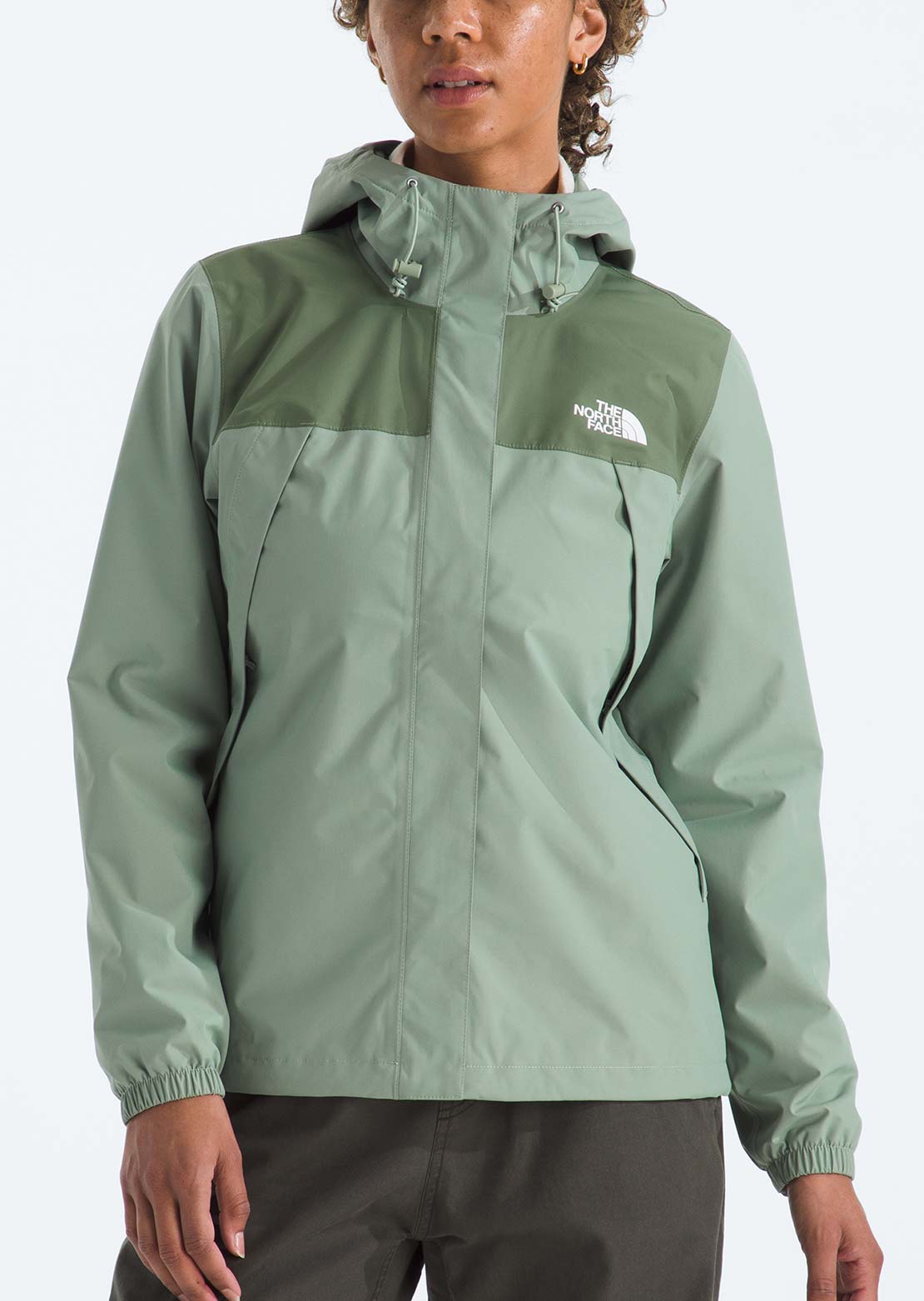The North Face Women's Antora Rain Jacket Slate Moss/Bark Mist