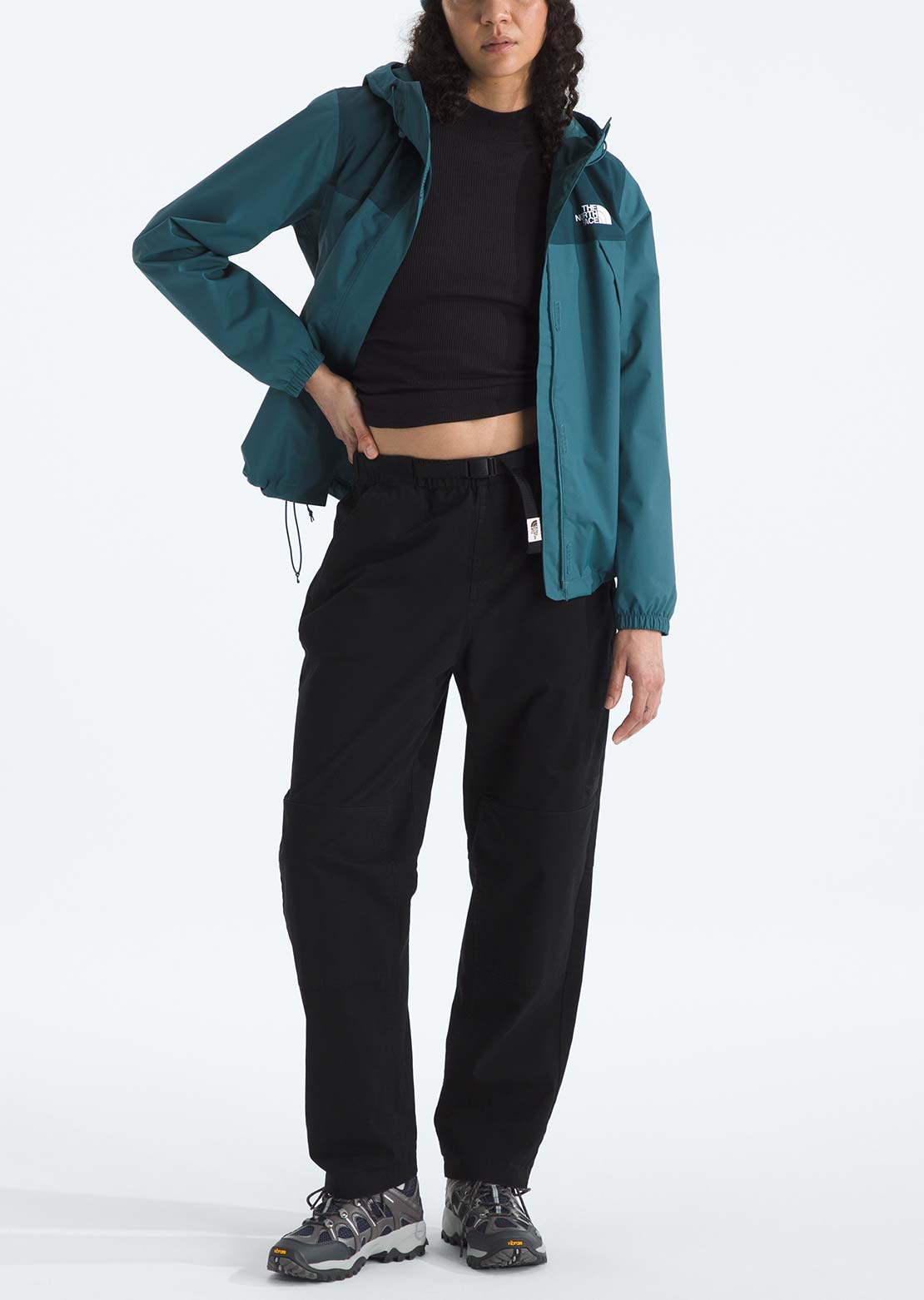 The North Face Women's Antora Rain Jacket Space/Deep Cypress