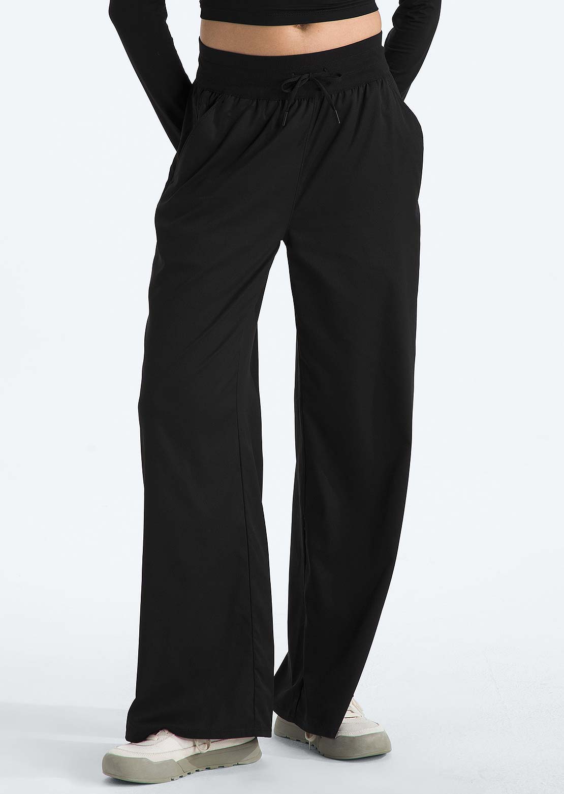 The North Face Women's Aphrodite Arise Wide Leg Pants Tnf Black