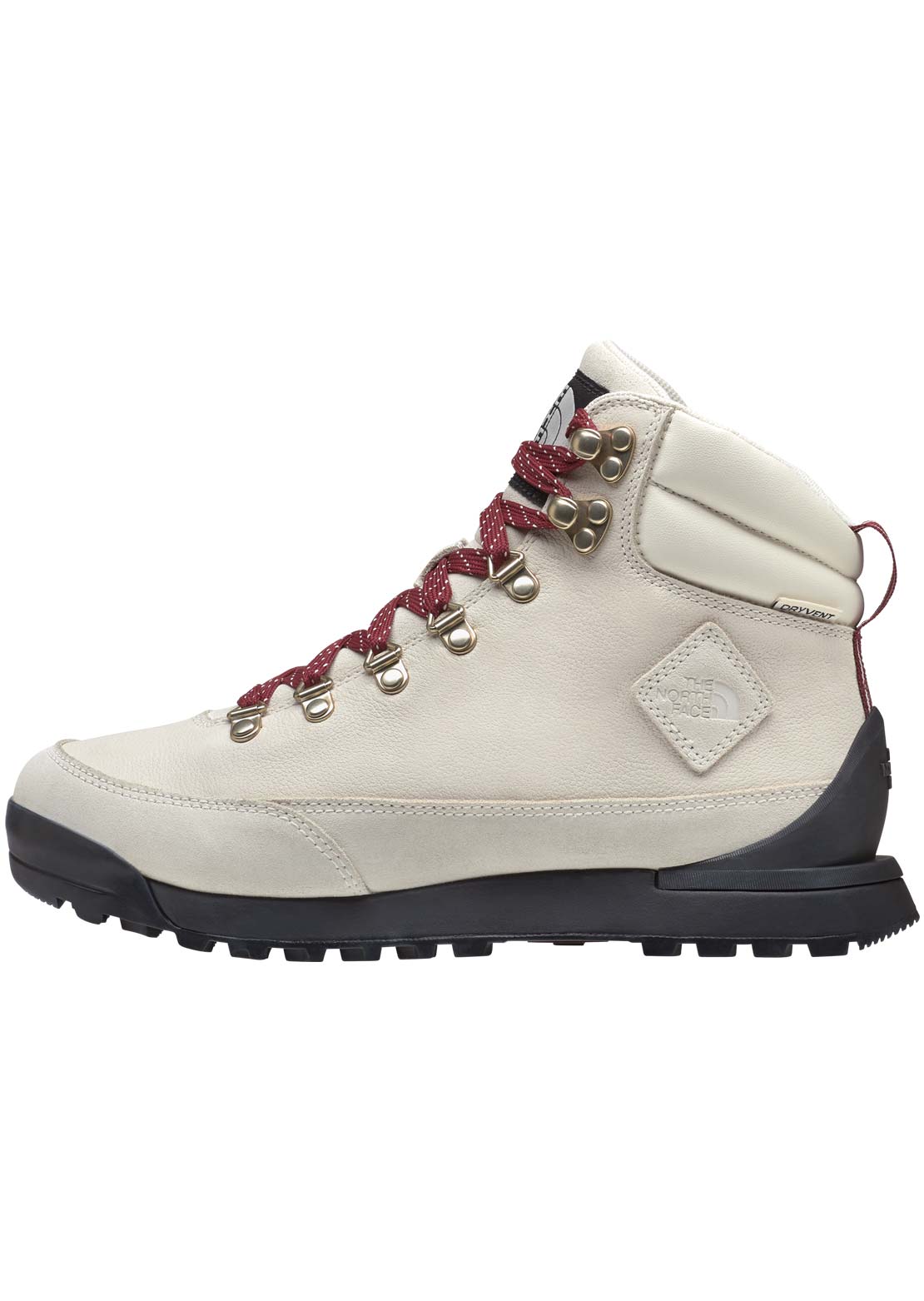 The North Face Women's Back-To-Berkeley IV Leather WP Boots White Dune/TNF Black