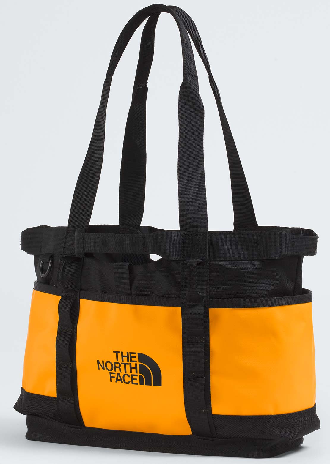 The North Face Women's Base Camp Utility Tote Bag Summit Gold/TNF Black