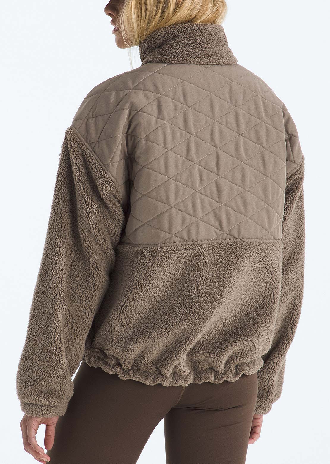 The North Face Women's Cabin Fleece Full Zip Jacket Mocha Brown
