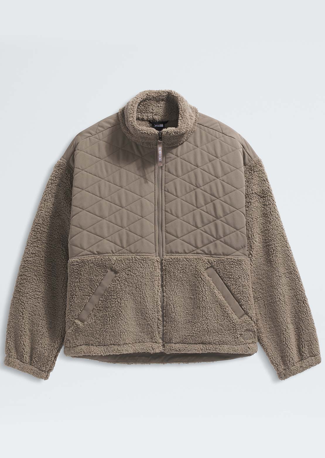 The North Face Women's Cabin Fleece Full Zip Jacket Mocha Brown