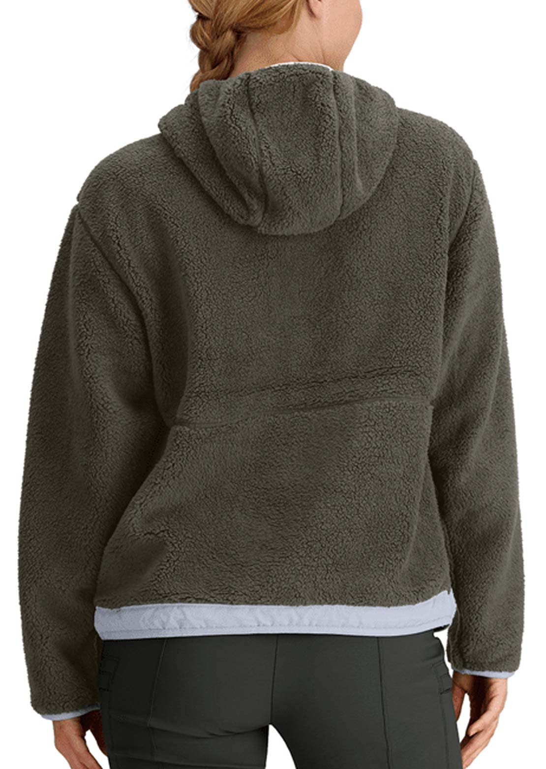 The North Face Women's Campshire Fleece Hood New Taupe Green/Dusty Periwinkle