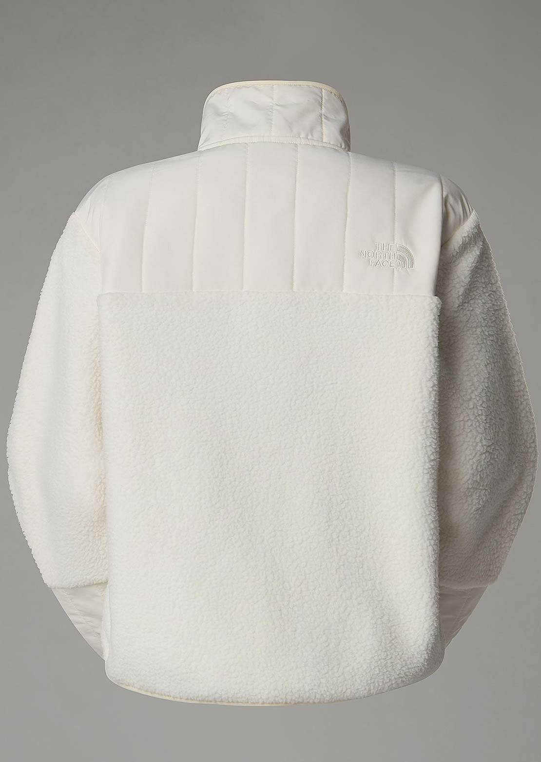 The North Face Women&#39;s Cragmont Fleece 1/4 Snap Jacket White Dune