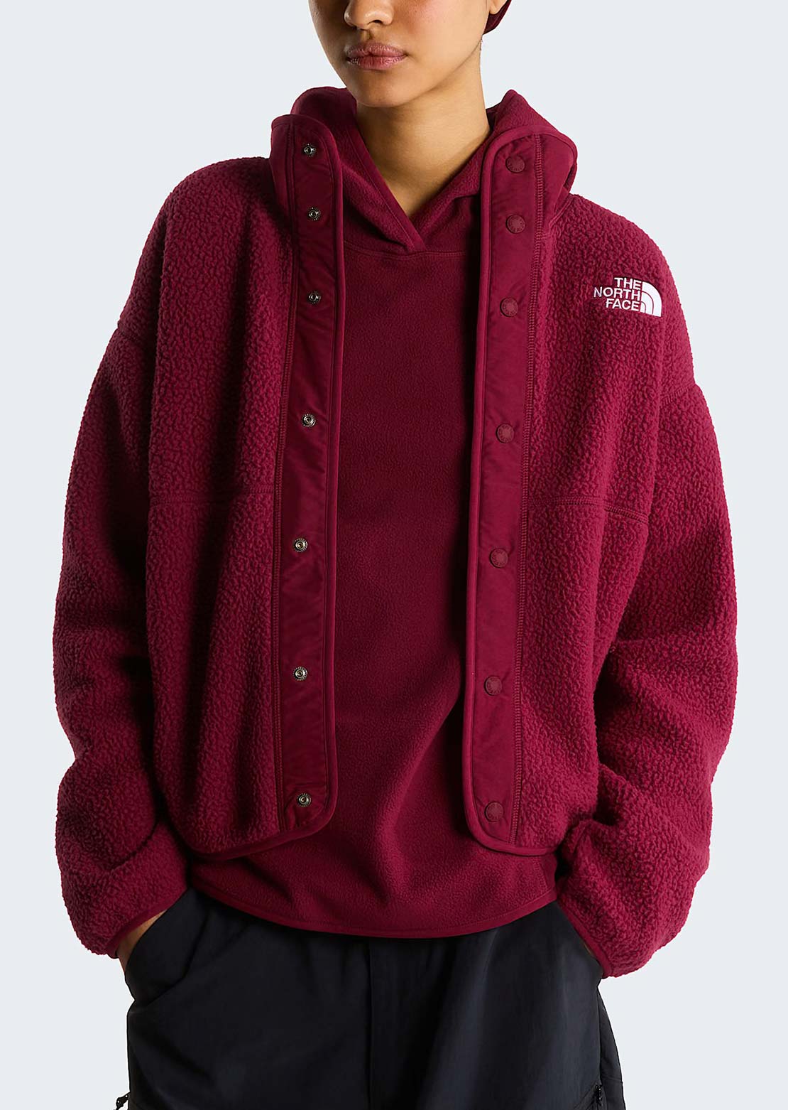 The North Face Femmes Cragmont Snap Front Fleece Manteau