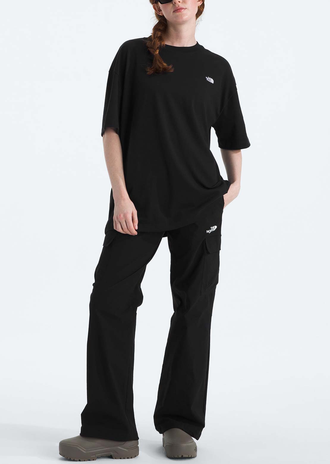 The North Face Women's Essential Simple Dome Oversized T-Shirt TNF Black