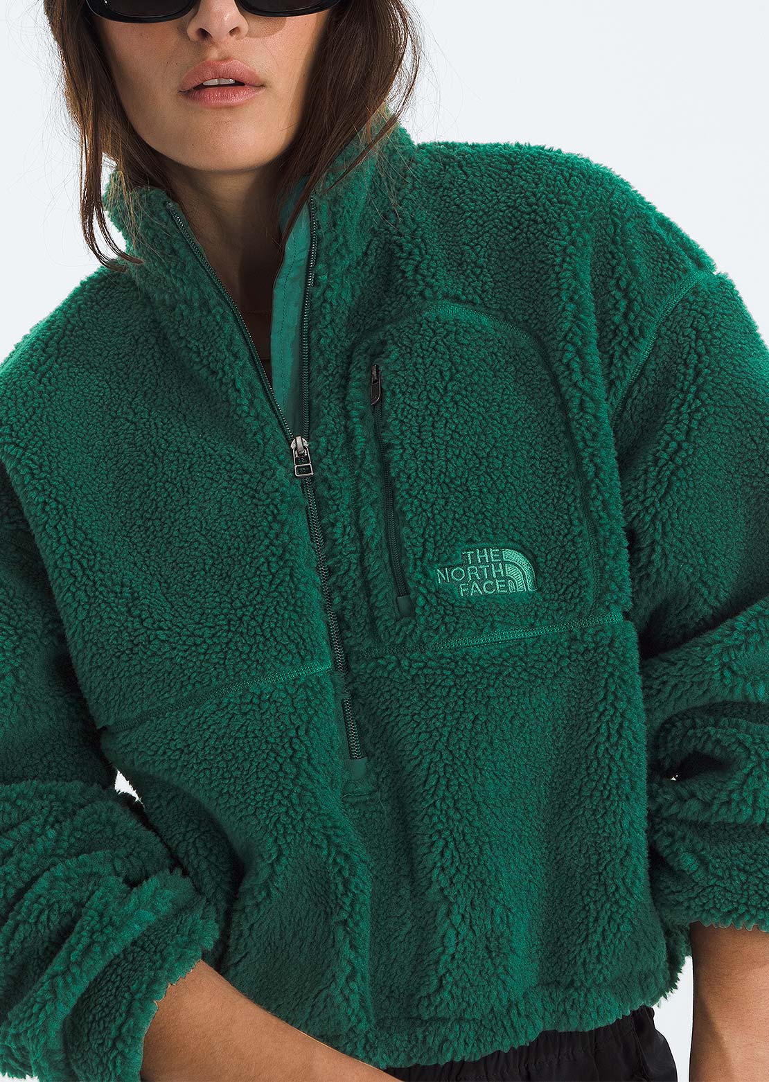 The North Face Women's Extreme Pile 2 Pullover Hunter Green