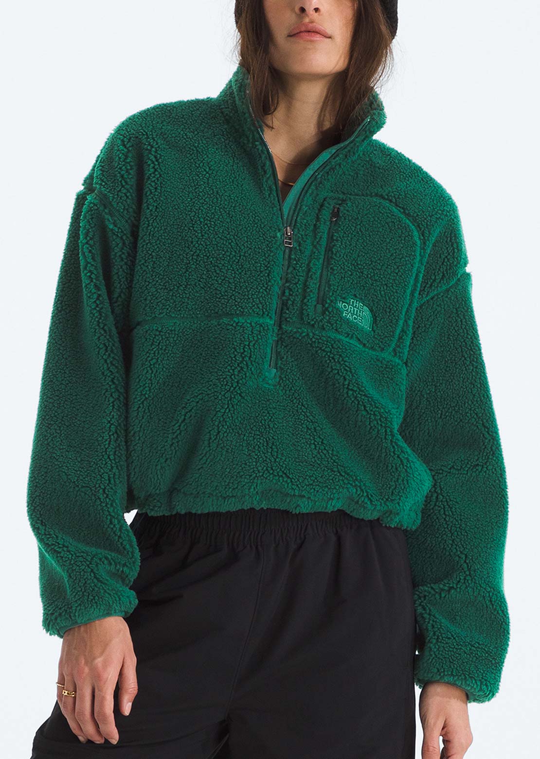 The North Face Women's Extreme Pile 2 Pullover Hunter Green
