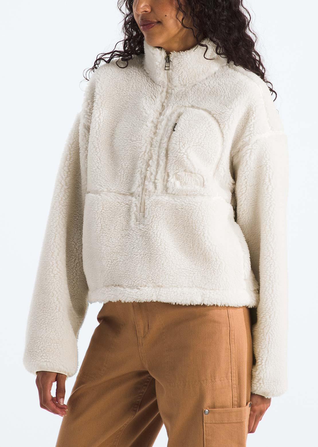 The North Face Women's Extreme Pile 2 Pullover White Dune
