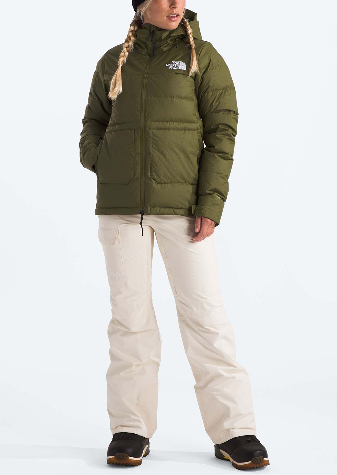 The North Face Women's Freedom Bib Pants White Dune