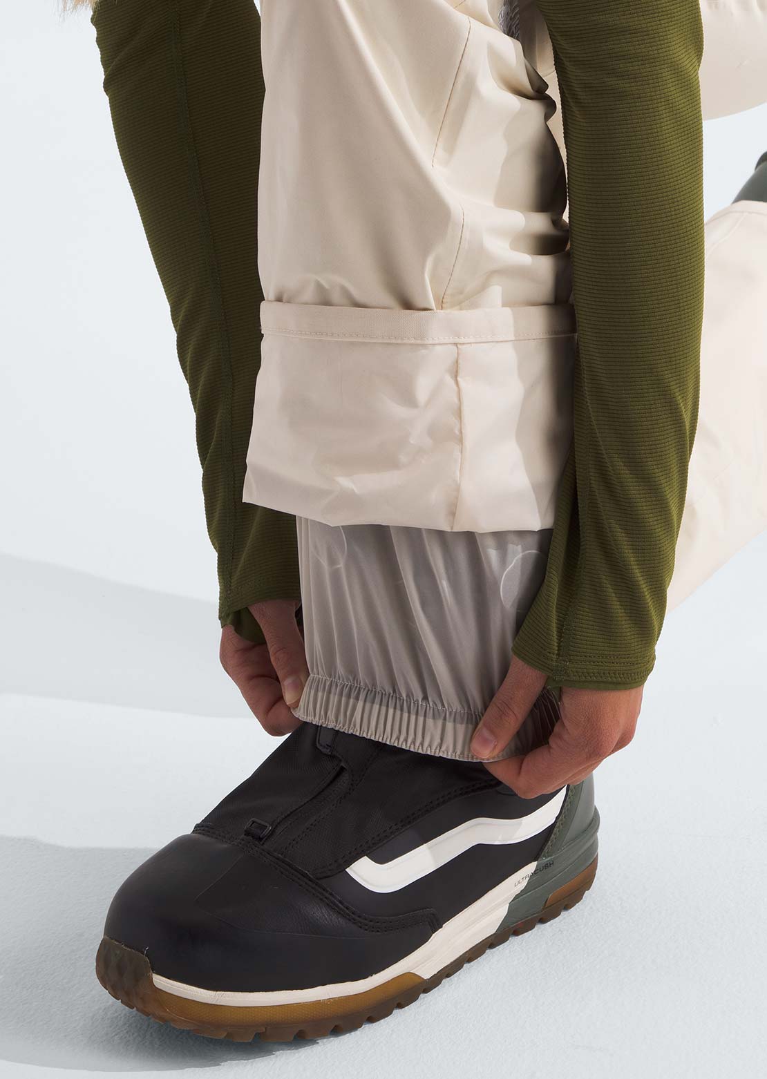 The North Face Women's Freedom Bib Pants White Dune