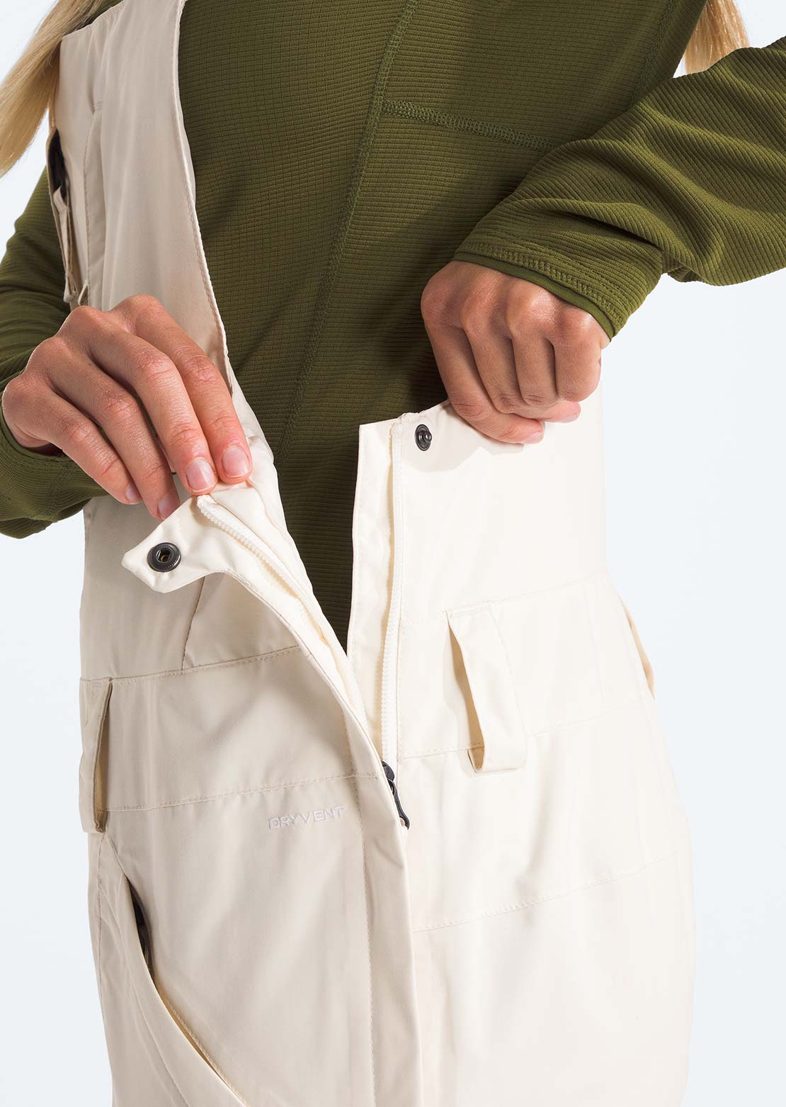 The North Face Women's Freedom Bib Pants White Dune