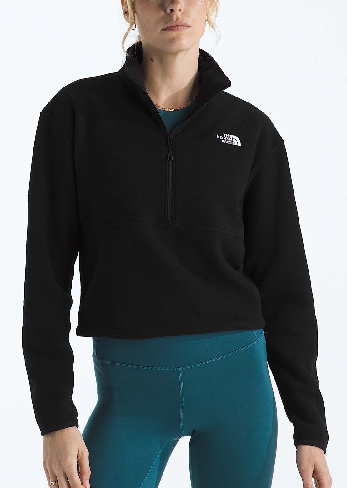 The North Face Femmes Glacier Fleece 1/2 Zip Short Manteau