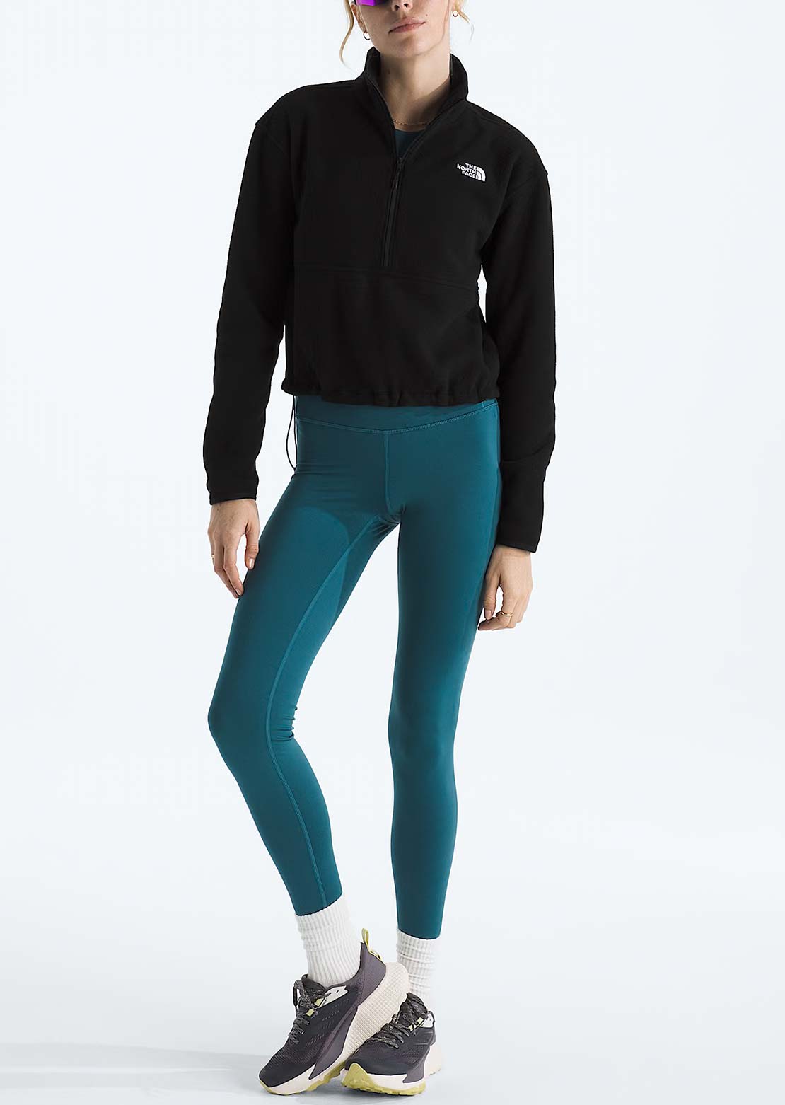 The North Face Femmes Glacier Fleece 1/2 Zip Short Manteau