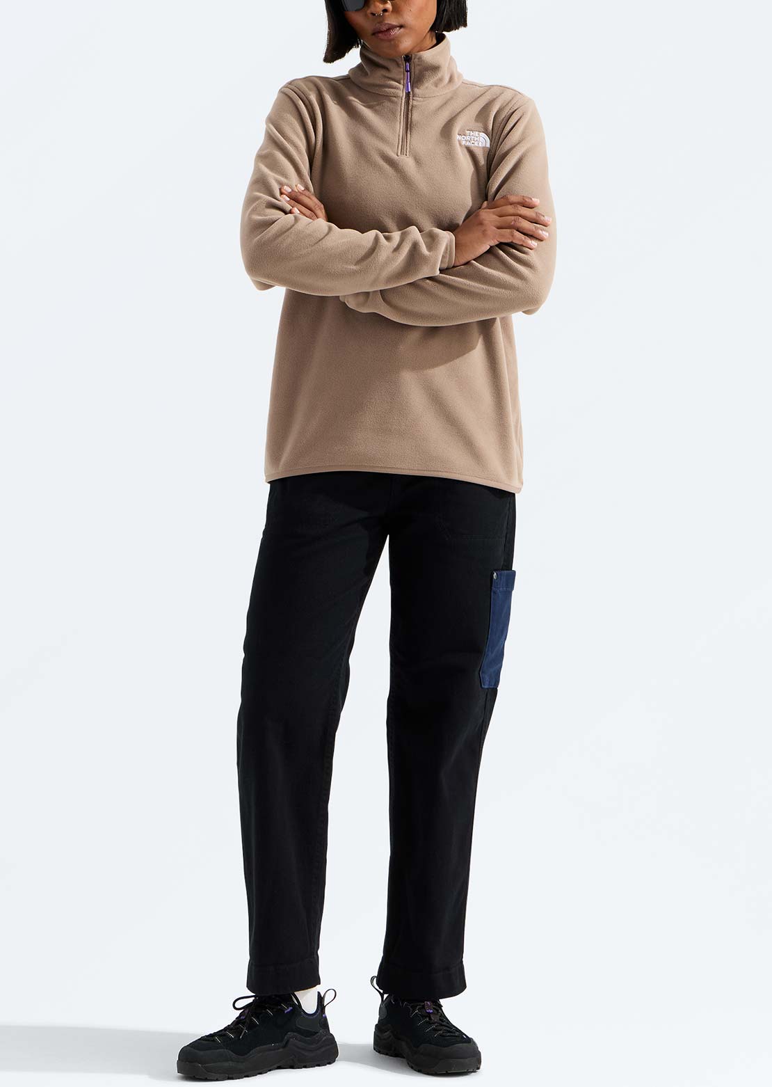 The North Face Femmes Glacier Fleece 1/4 Zip Manteau