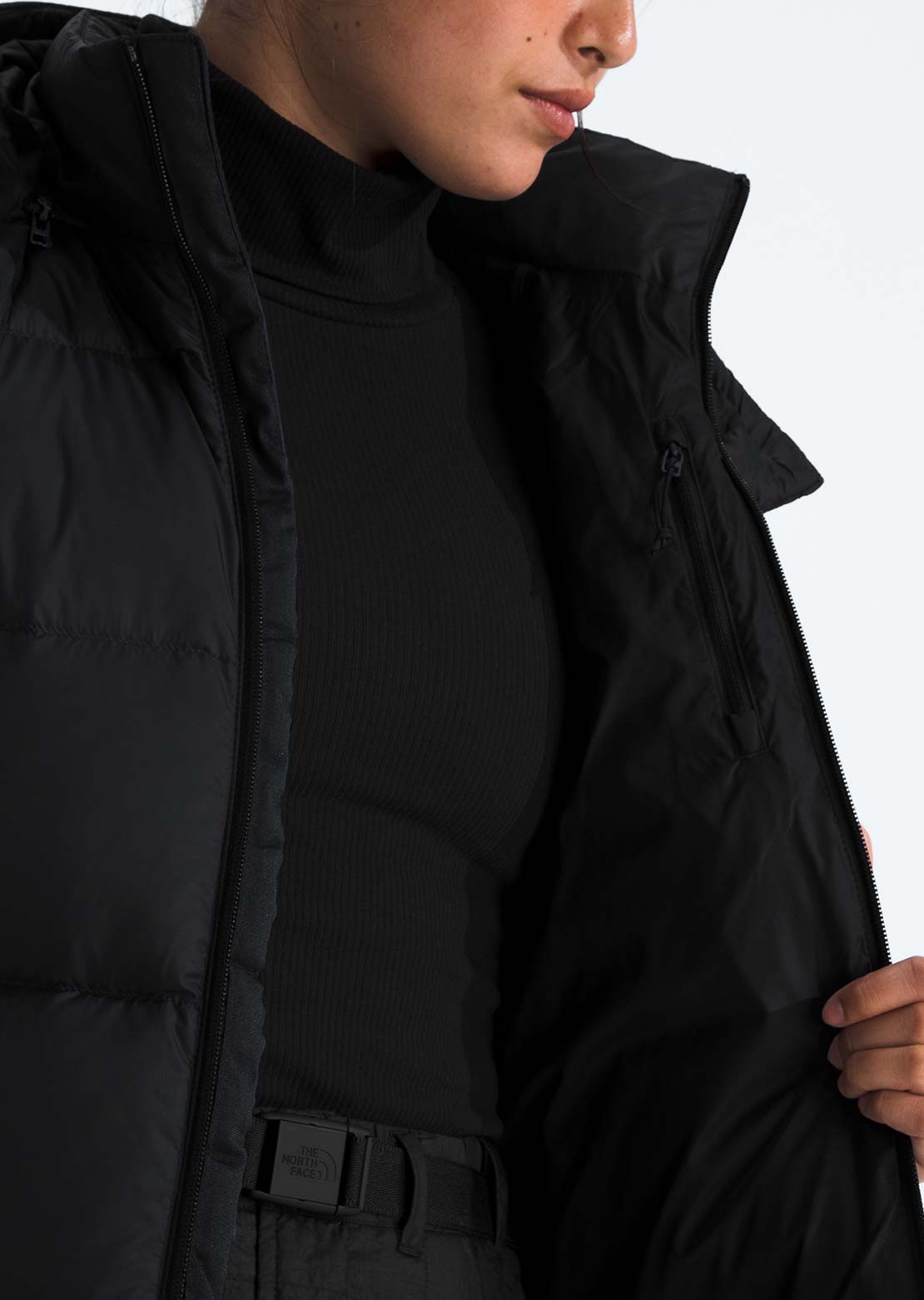 The North Face Women's Hydrenalite City Down Hooded Jacket TNF Black