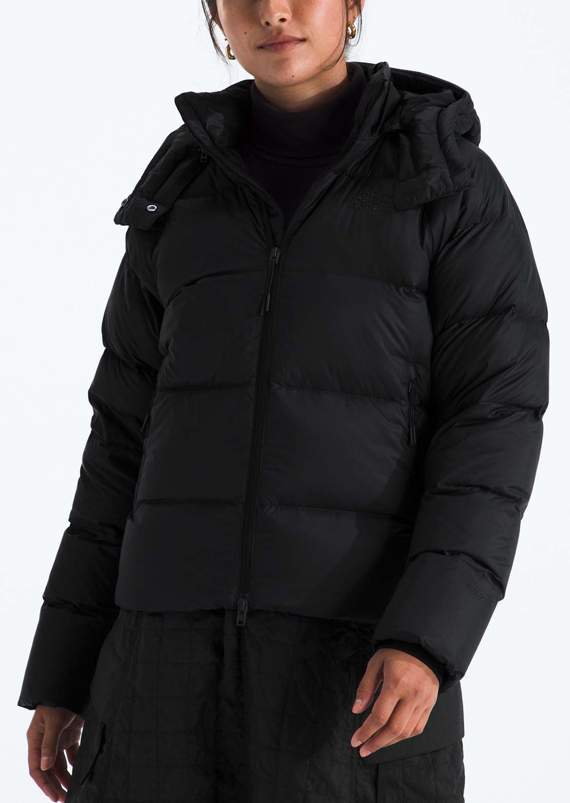 The North Face Women's Hydrenalite City Down Hooded Jacket TNF Black