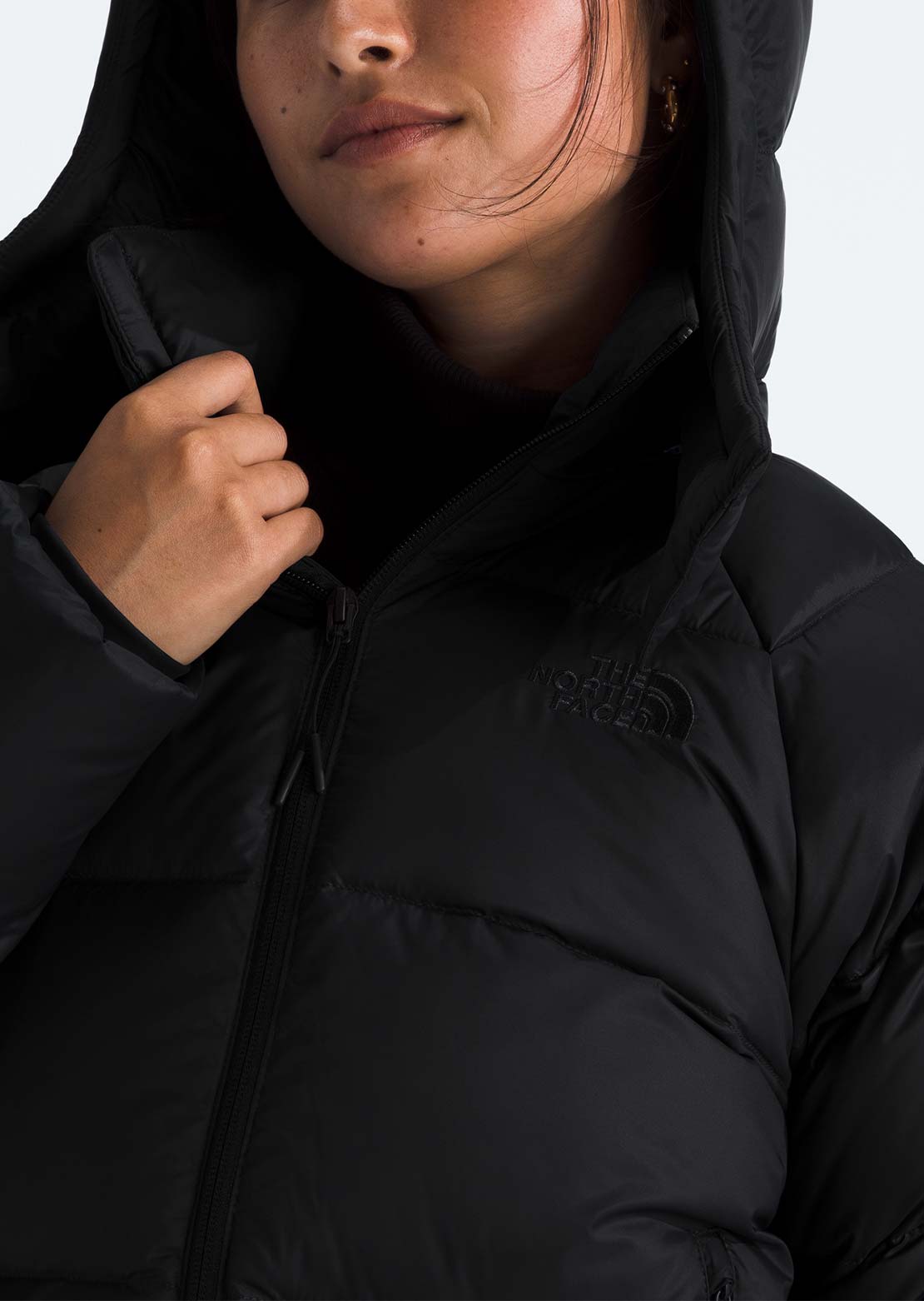 The North Face Women's Hydrenalite City Down Hooded Jacket TNF Black