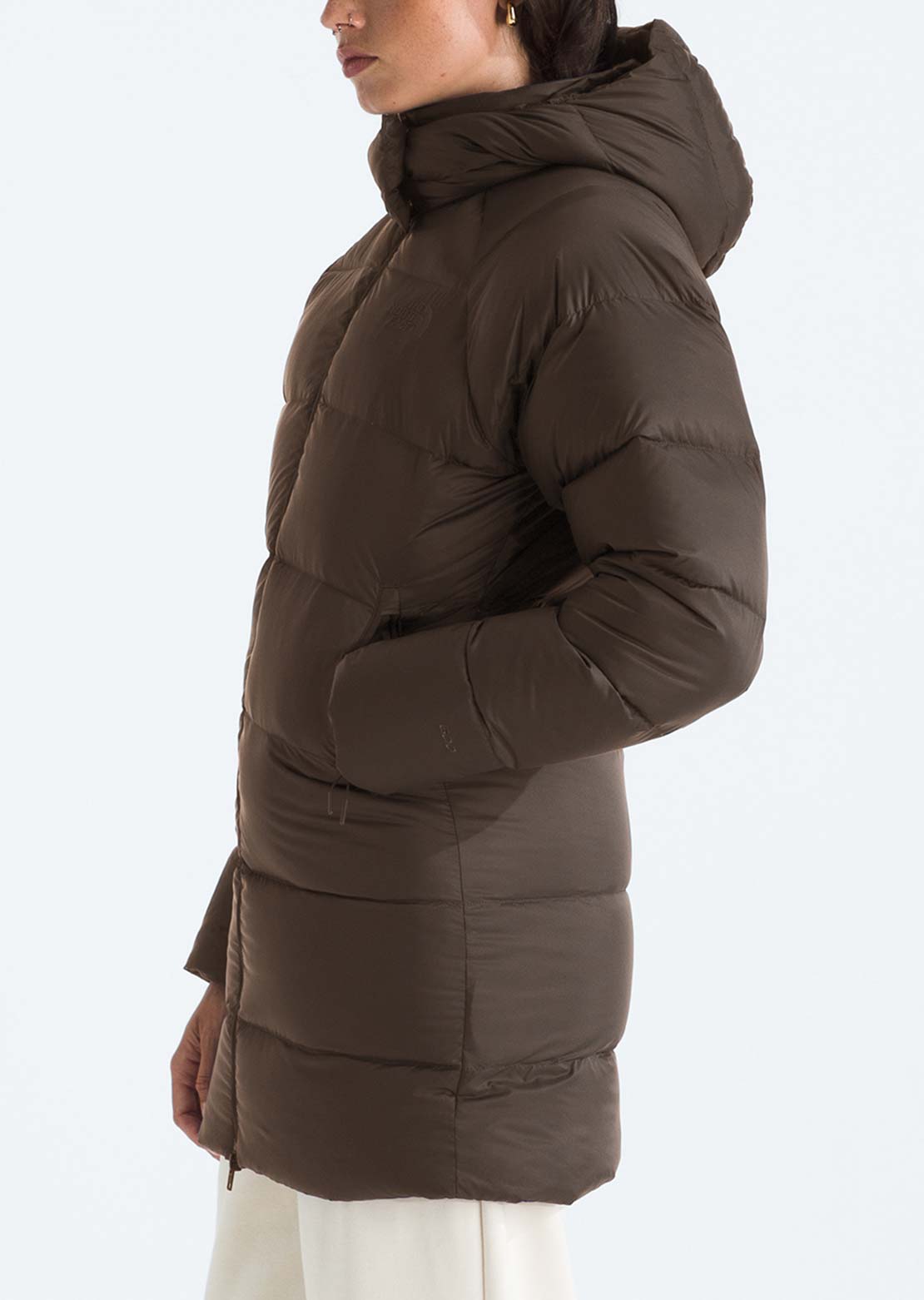 The North Face Women's Hydrenalite City Down Hooded Parka Smokey Brown