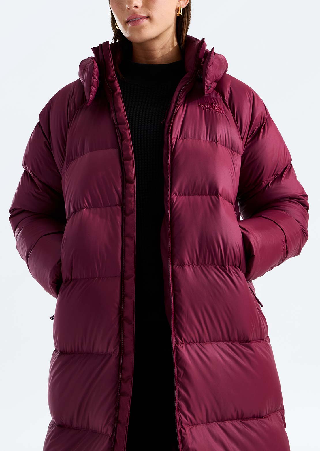 The North Face Women's Hydrenalite City Long Down Hooded Parka