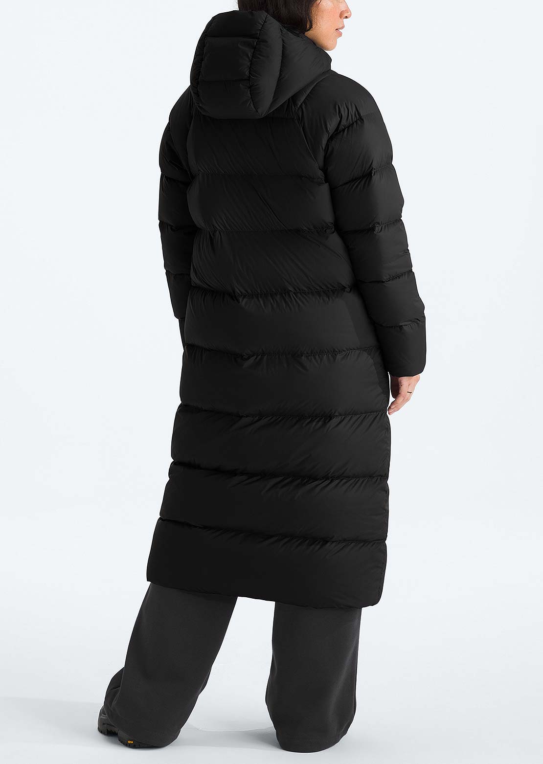 The North Face Women's Hydrenalite City Long Down Hooded Parka TNF Black