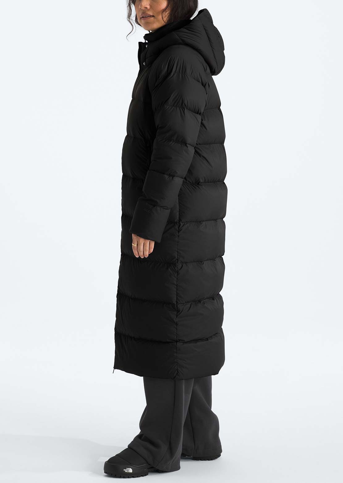 The North Face Women's Hydrenalite City Long Down Hooded Parka TNF Black