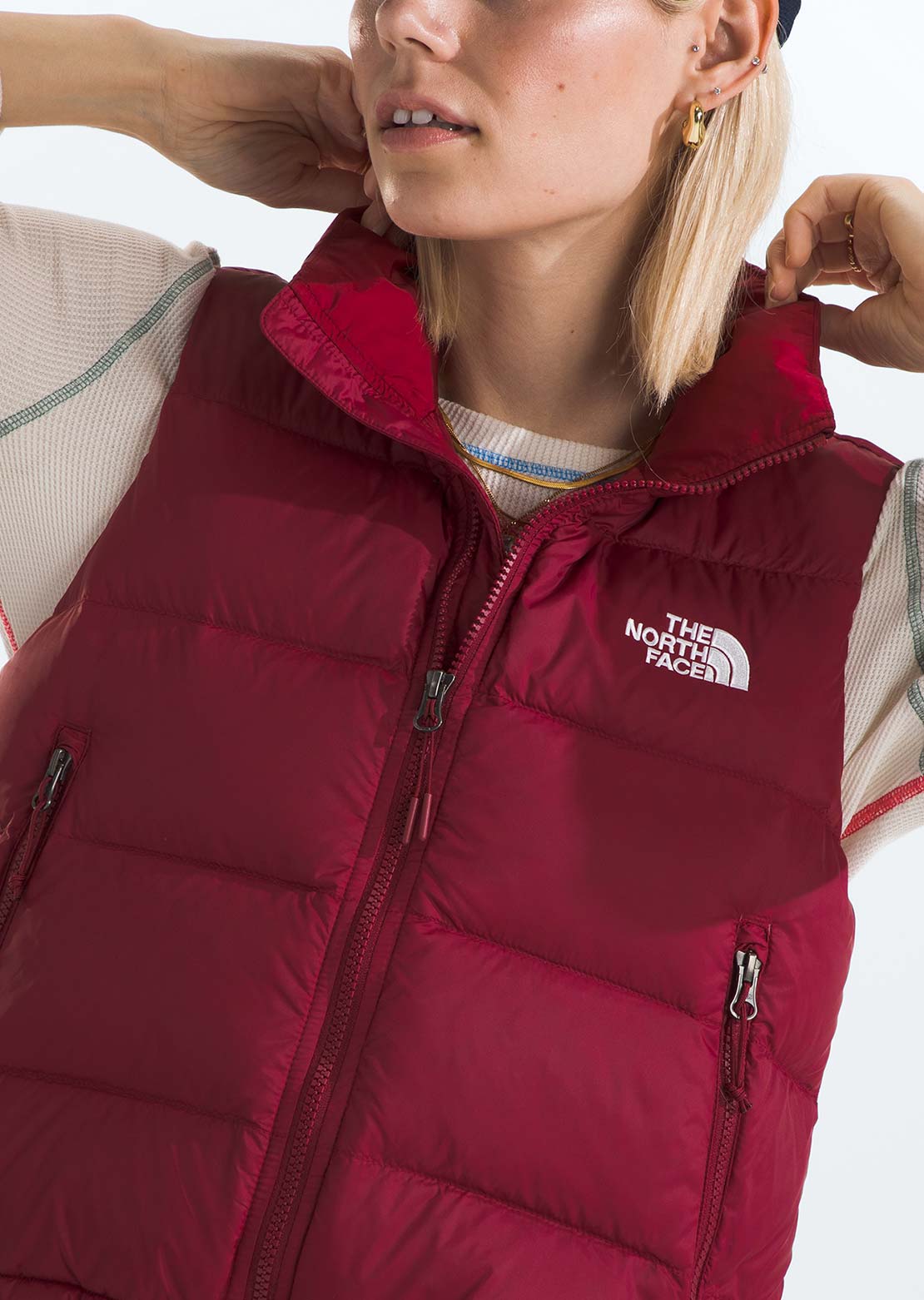 The North Face Women's Hydrenalite Down A-Line Vest Beetroot