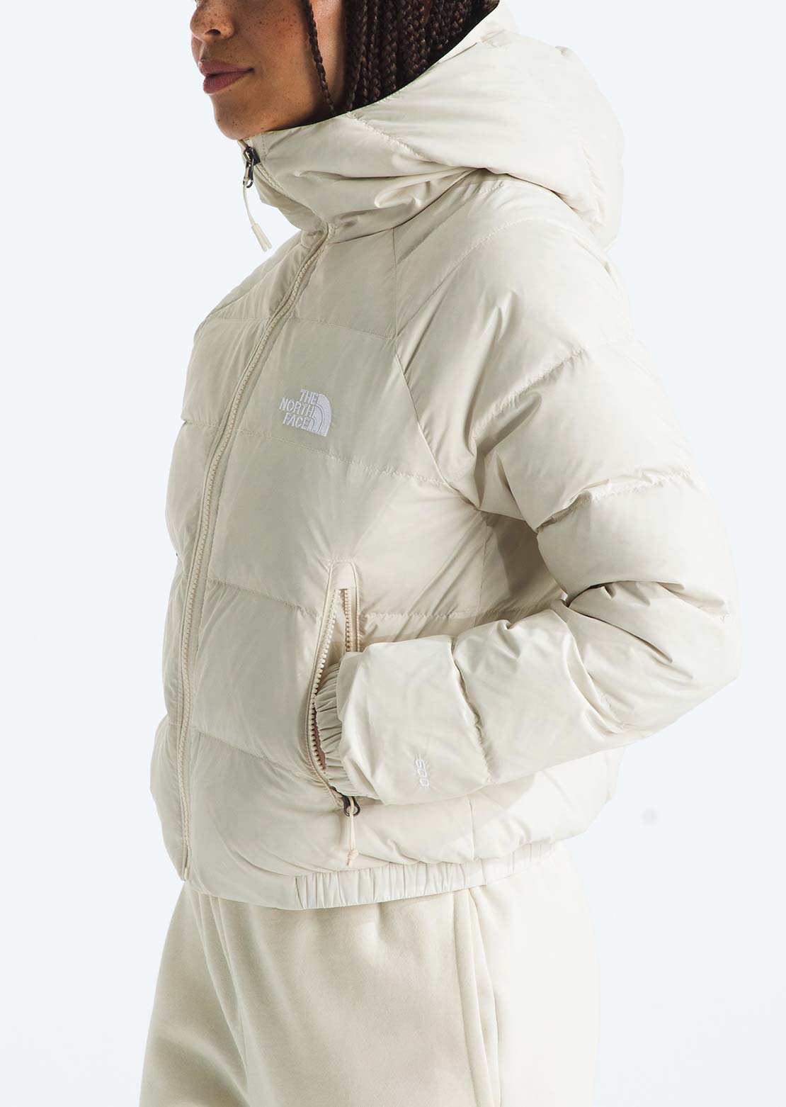 The North Face Women's Hydrenalite Down Hoodie White Dune