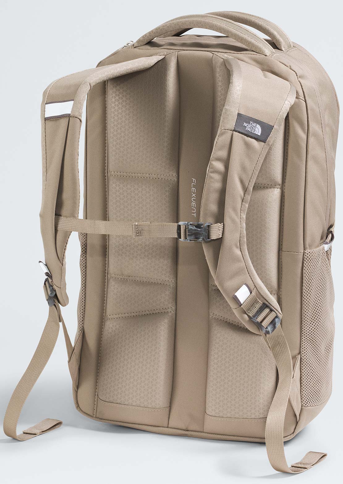 The North Face Women's Jester Luxe Backpack Mushroom Grey/Silver Metallic