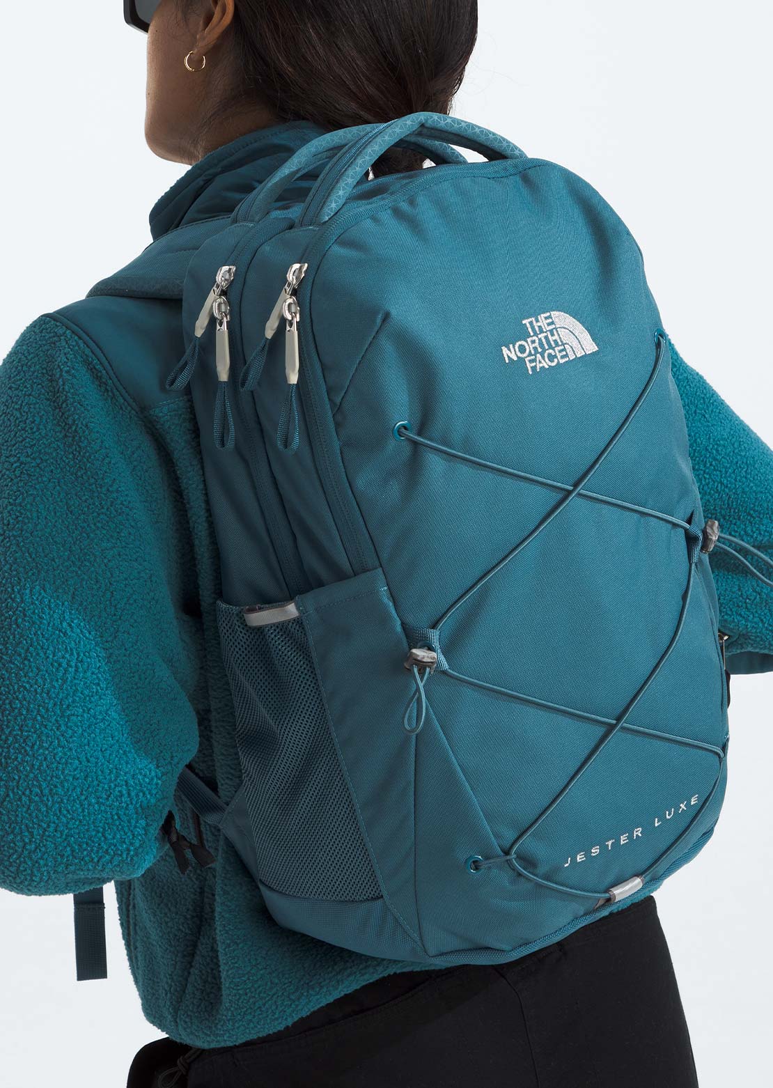 The North Face Women's Jester Luxe Backpack Space/Silver Metallic