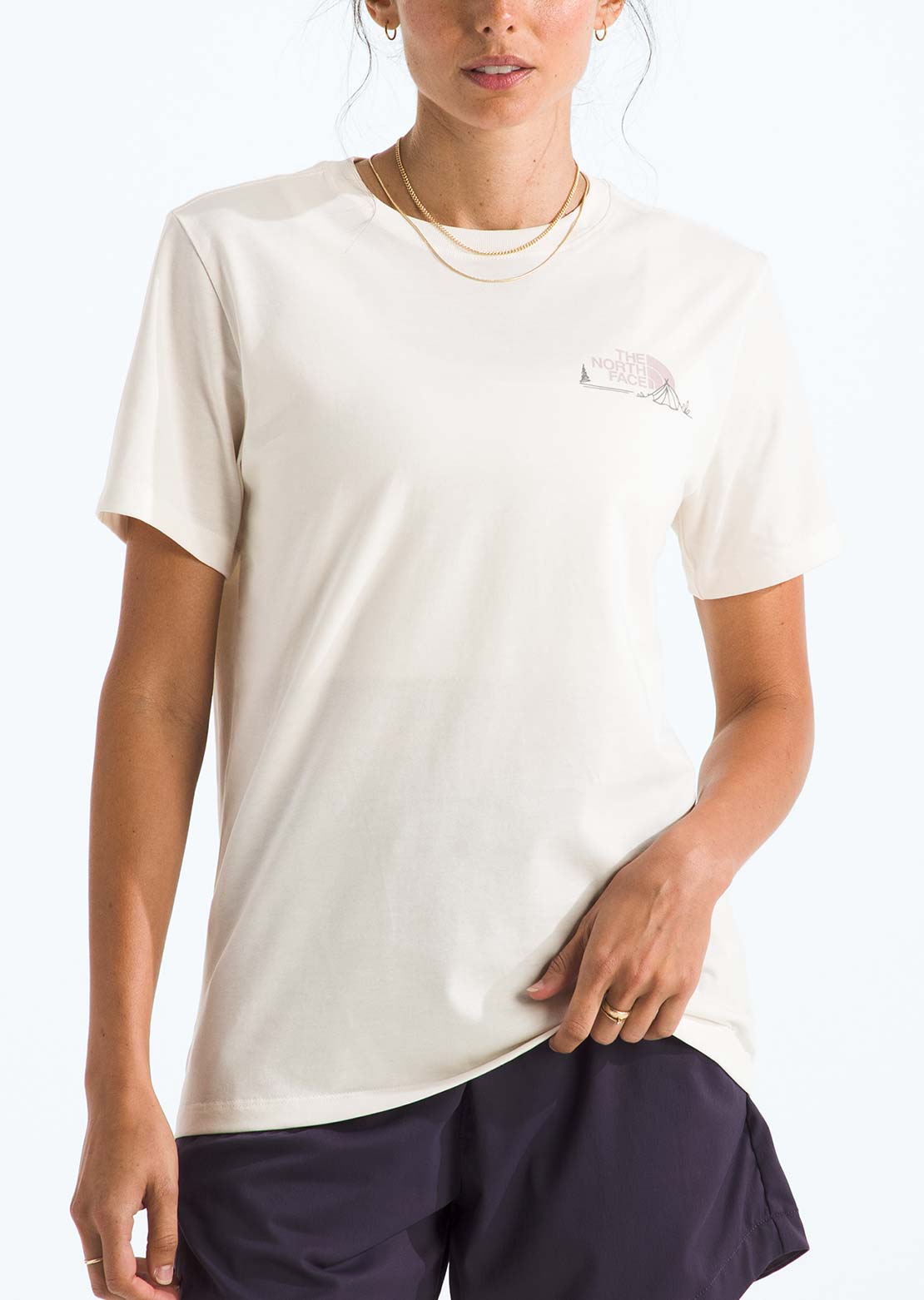 The North Face Women's Monte Regular T-Shirt White Dune