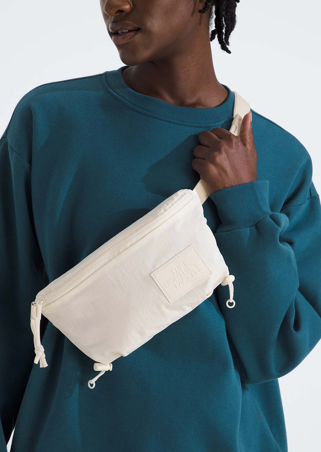 The North Face Women's Never Stop Lumbar Pack White Dune