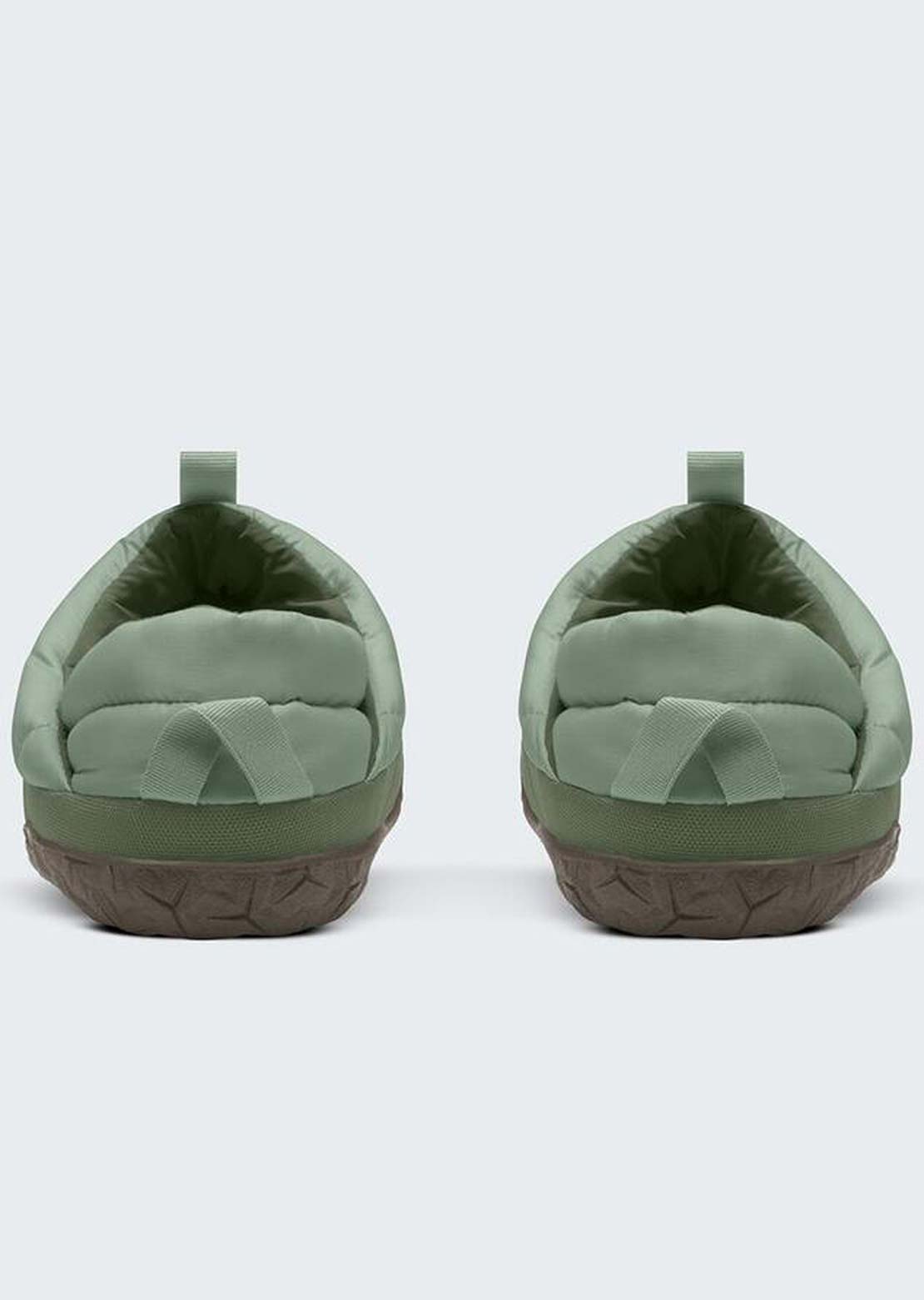 The North Face Women's Nuptse Mule Slippers Slate Moss/Bark Mist