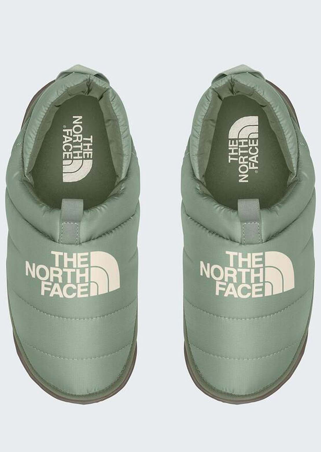 The North Face Women's Nuptse Mule Slippers Slate Moss/Bark Mist