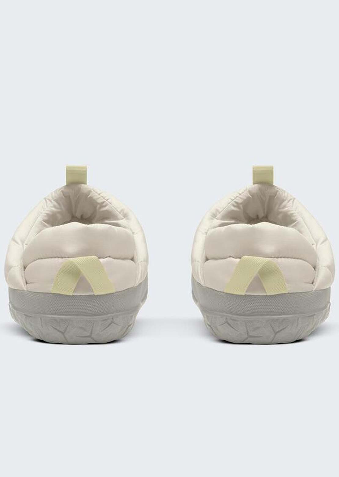 The North Face Women's Nuptse Mule Slippers White Dune/Soapstone